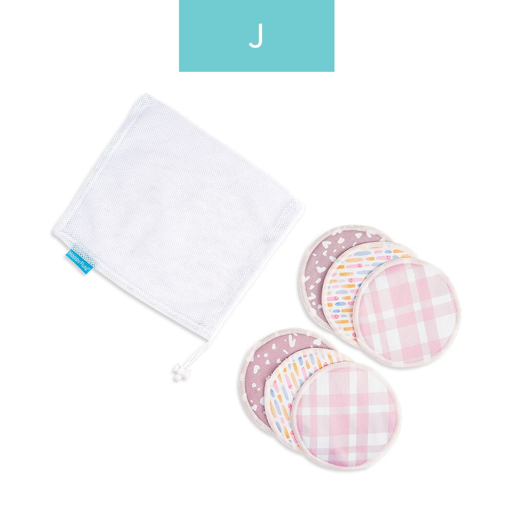 Kit com  6 Absorventes para Seios + Bolsa para lavagem